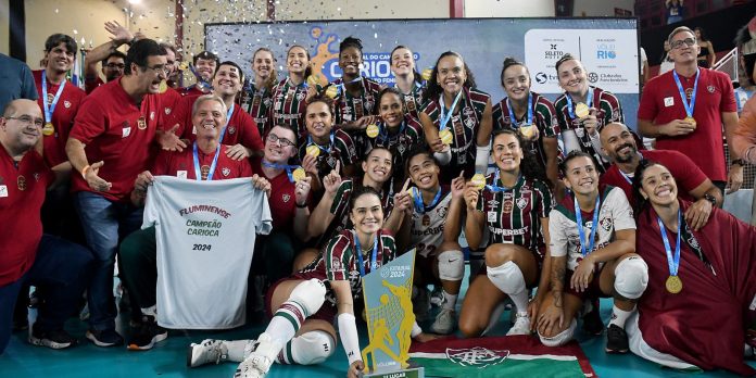 Fluminense vence o Campeonato Carioca de Vôlei Feminino 2024